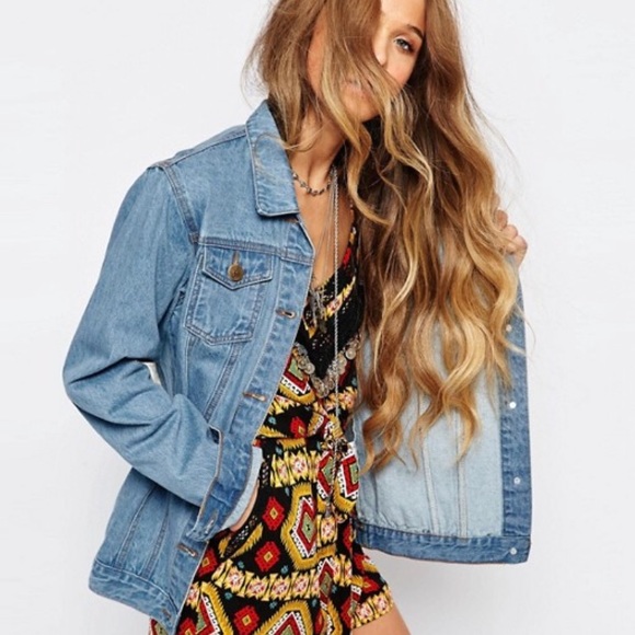 ebonie n ivory Oversized Denim Jacket - Picture 8 of 8